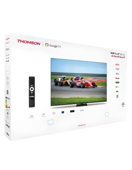 Thomson 65" 4K QLED TV 144Hz 65QG7C14 | Google TV & Swivel Stand