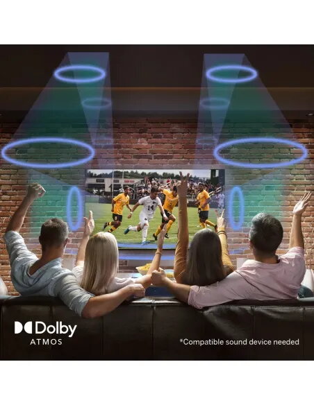 TV Thomson 65" 4K QLED 144Hz 65QG7C14 | Google TV y Peana Giratoria