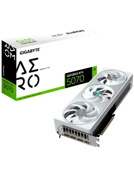 GIGABYTE GeForce RTX 5070 AERO OC 12GB | GDDR7 DLSS 4 Blanca
