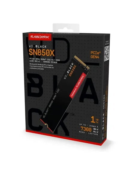 WD_BLACK SN850X 1TB SSD NVMe Gen4 | 7300MB/s