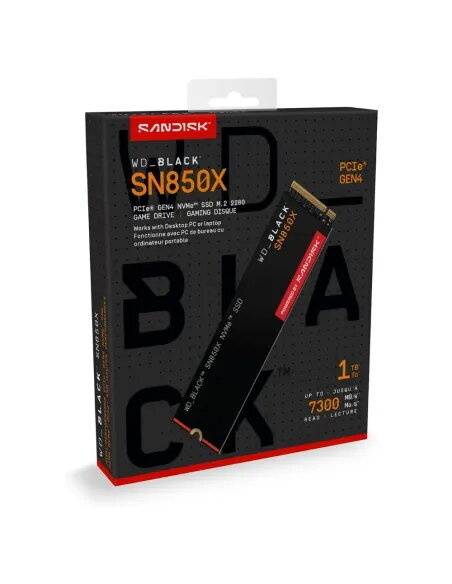 WD_BLACK SN850X 1TB SSD NVMe Gen4 | 7300MB/s