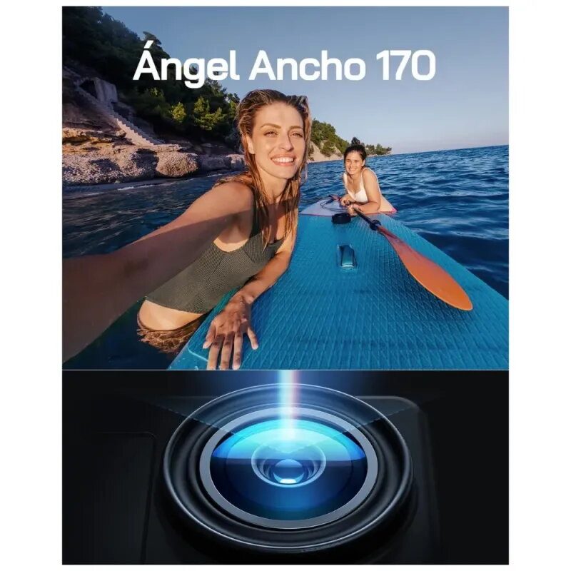 Cámara Deportiva WOLFANG GA120 4K | Doble Pantalla y 20MP | Oferta