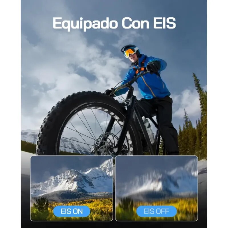 Cámara Deportiva WOLFANG GA120 4K | Doble Pantalla y 20MP | Oferta