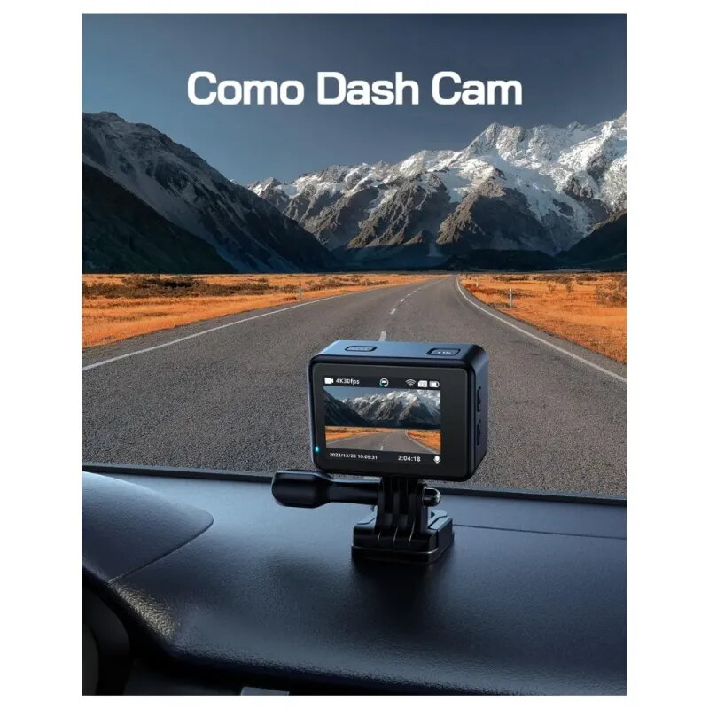 Cámara Deportiva WOLFANG GA120 4K | Doble Pantalla y 20MP | Oferta