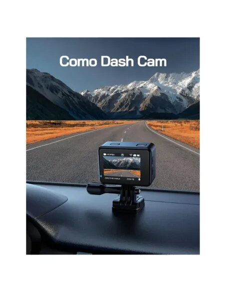 Cámara Deportiva WOLFANG GA120 4K | Doble Pantalla y 20MP | Oferta