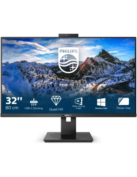 Philips Brilliance 326P1H 32" QHD | 90W USB-C Docking & IPS Monitor