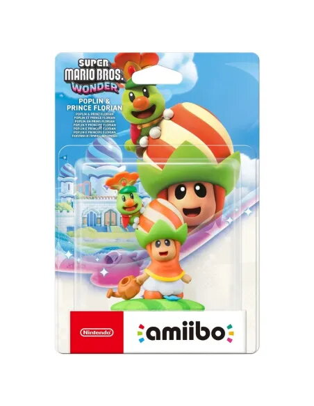 Amiibo Poplin & Prince Florian | Super Mario Bros Wonder Switch 2