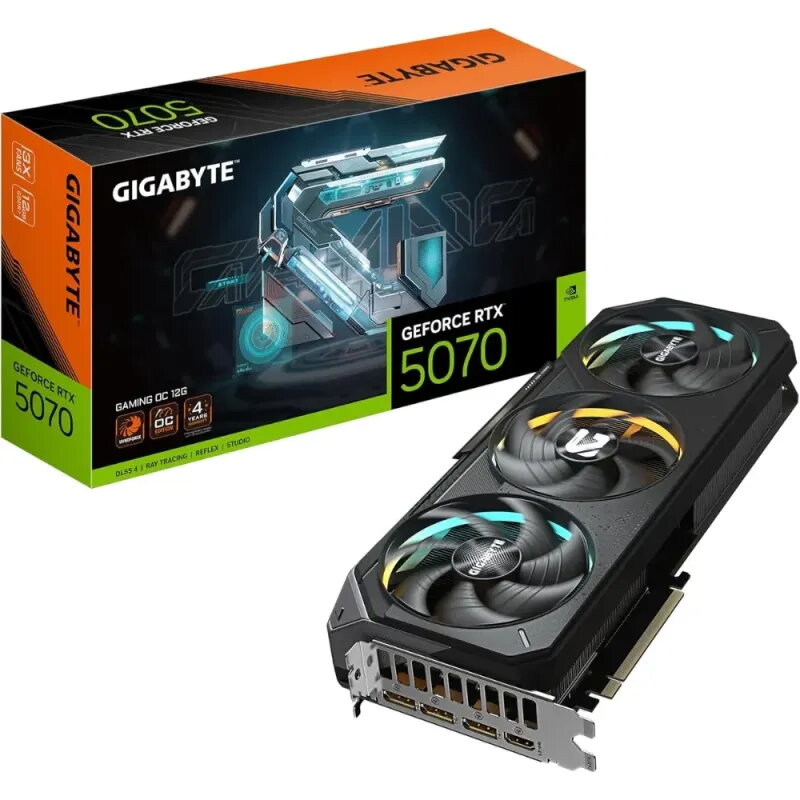 Gigabyte RTX 5070 GAMING OC 12GB GDDR7 | DLSS 4 & Ray Tracing
