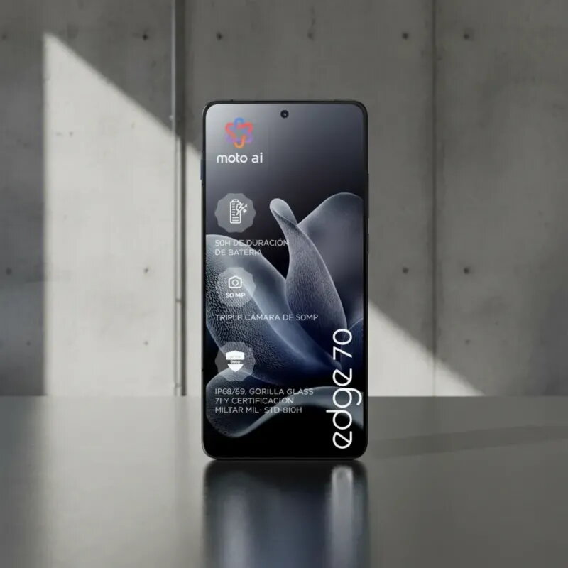 Motorola Edge 70 5G 12/512GB Gray | Ultra-Thin 5.9mm & 50MP Camera