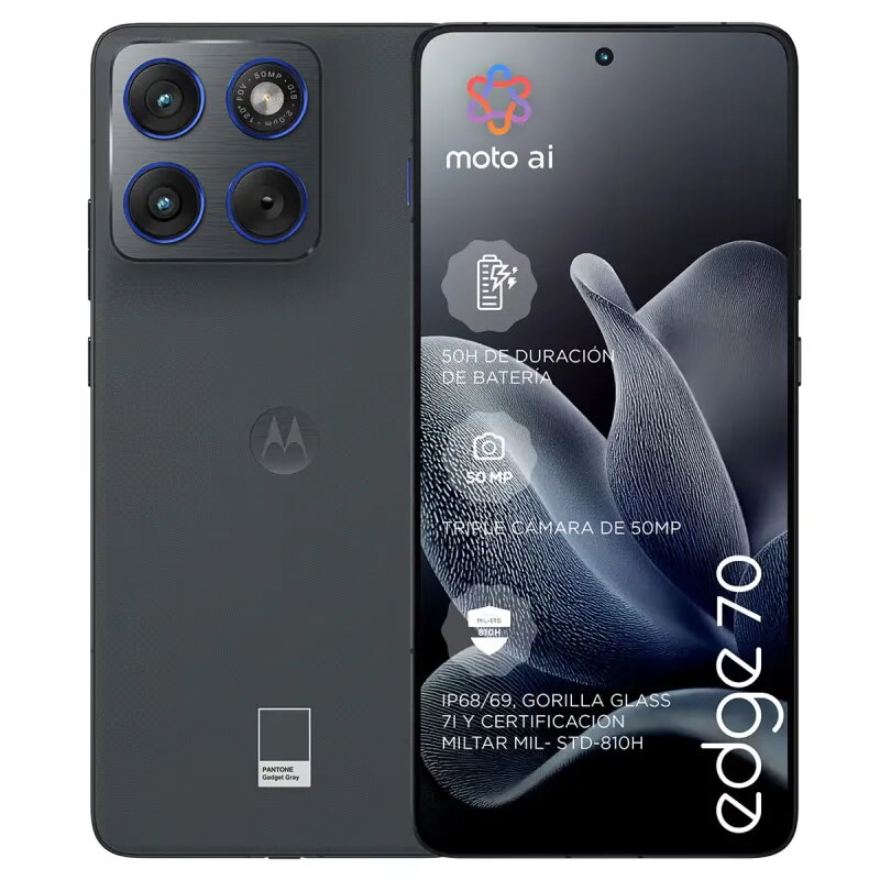 Motorola Edge 70 5G 12/512GB Gray | Ultra-Thin 5.9mm & 50MP Camera