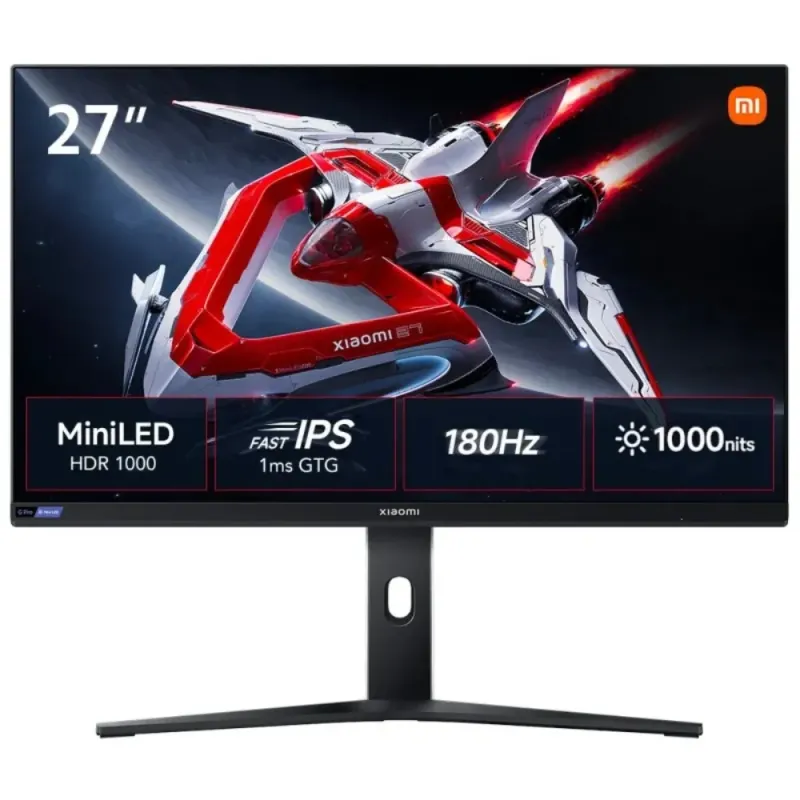 Xiaomi Monitor G27 Pro, 68,6 cm (27"), 2560 x 1440 Pixeles, Wide Quad HD, LED, 1 ms, Negro