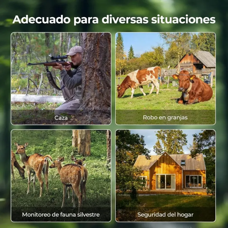 WOLFANG WT09 Solar Trail Camera Dual Lens 64MP 4K Wi Fi