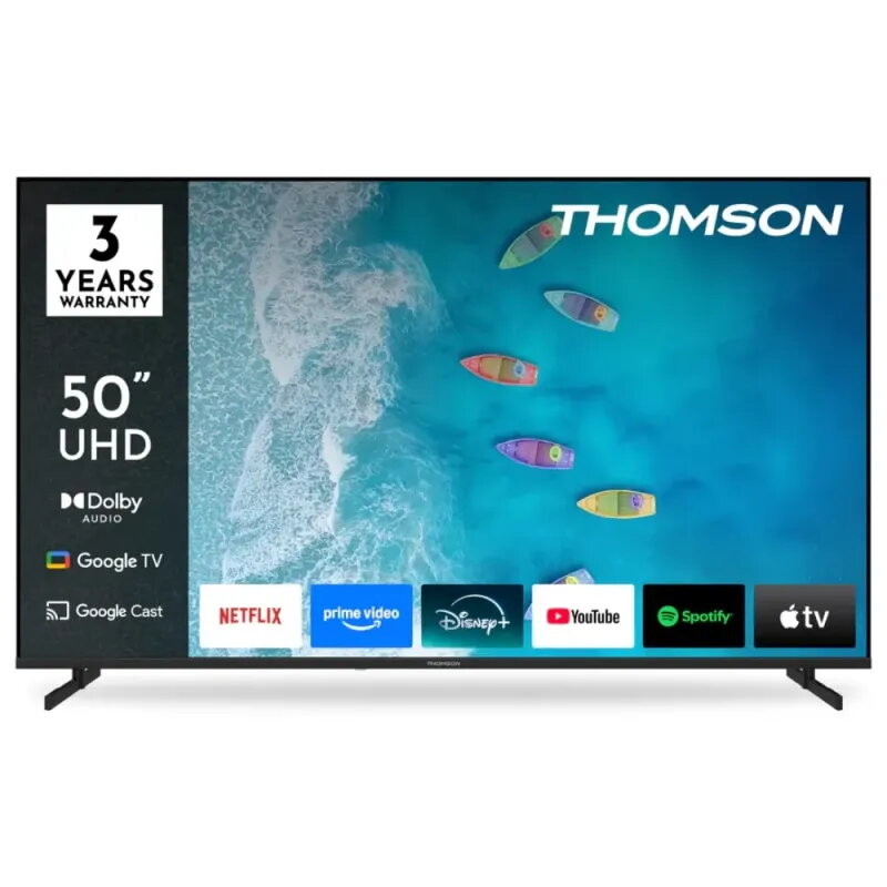 Thomson 50UG4S15 50" 4K UHD TV | Google TV, HDR10 & 32GB