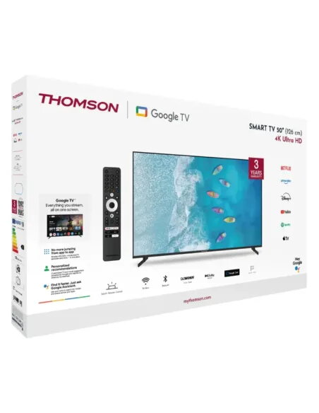 TV Thomson 50UG4S15 50" 4K UHD | Google TV, HDR10 y 32GB