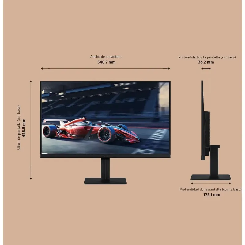 Monitor Samsung Essential S3 24" FHD IPS 100Hz | LS24D300GAUXEN