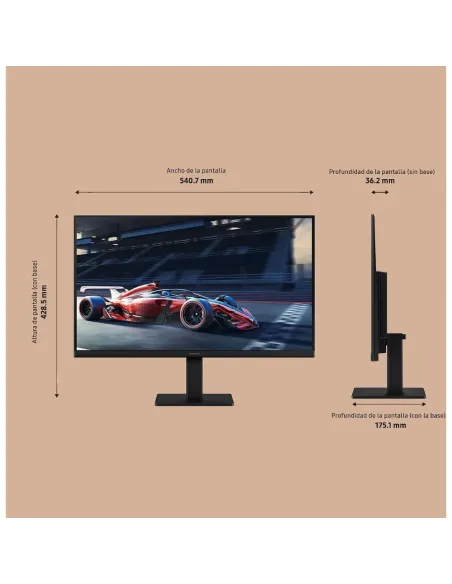 Monitor Samsung Essential S3 24" FHD IPS 100Hz | LS24D300GAUXEN