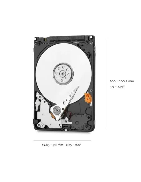 WD Blue 2TB 2.5 SATA 3 Laptop Hard Drive 128MB WD20SPZX