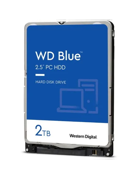 WD Blue 2TB 2.5 SATA 3 Laptop Hard Drive 128MB WD20SPZX