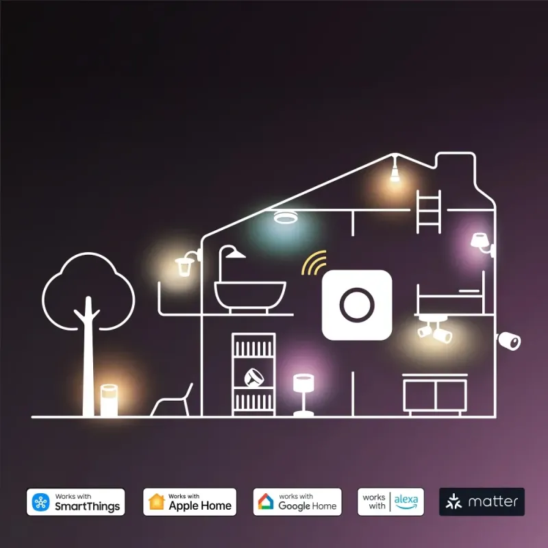 Bombilla Philips Hue Essential E27 Color RGBW 8W Bluetooth