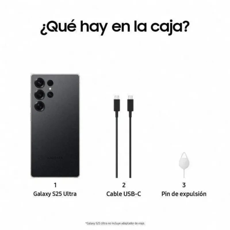 Samsung Galaxy S25 Ultra 256GB Negro Titanio | Snapdragon 8 Elite