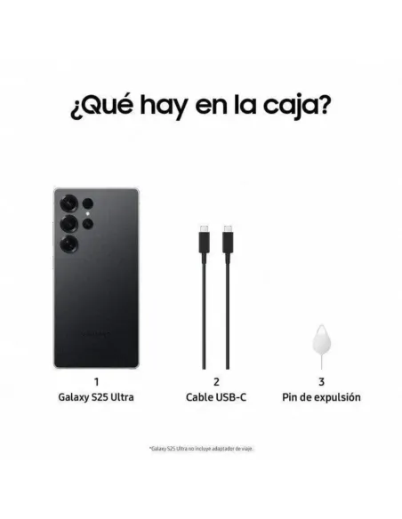 Samsung Galaxy S25 Ultra 256GB Negro Titanio | Snapdragon 8 Elite