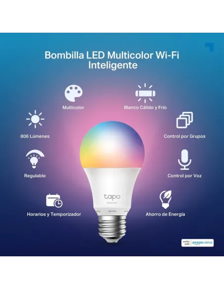 Tapo L530EA E27 Multicolor WiFi Smart Bulb Alexa