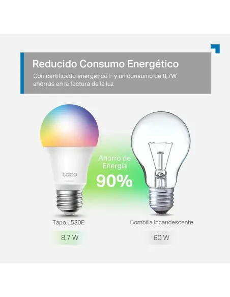 Bombilla Inteligente Tapo L530EA E27 Multicolor WiFi Alexa