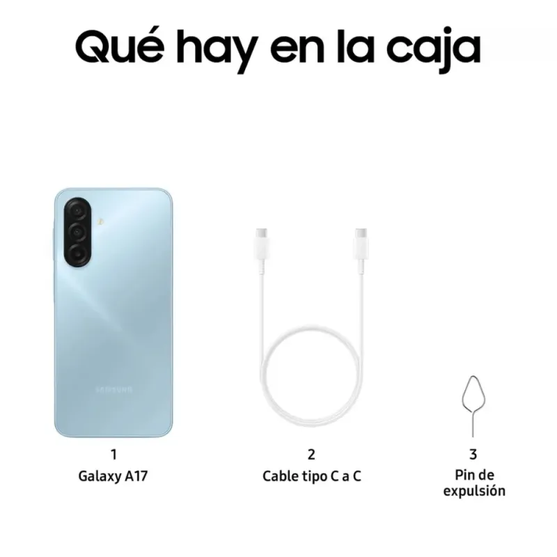 Samsung Galaxy A17 4G 256GB Azul Claro | Super AMOLED y Gemini IA
