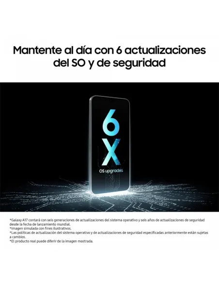 Samsung Galaxy A17 4G 256GB Azul Claro | Super AMOLED y Gemini IA