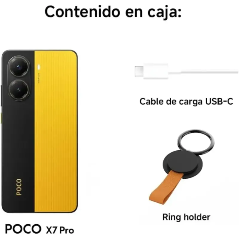 POCO X7 Pro 5G 12GB/512GB Yellow | 6000mAh & 50MP OIS Camera