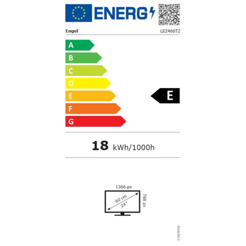 Comprar Online Televisor Ever-LED 24" HD/T2 Black