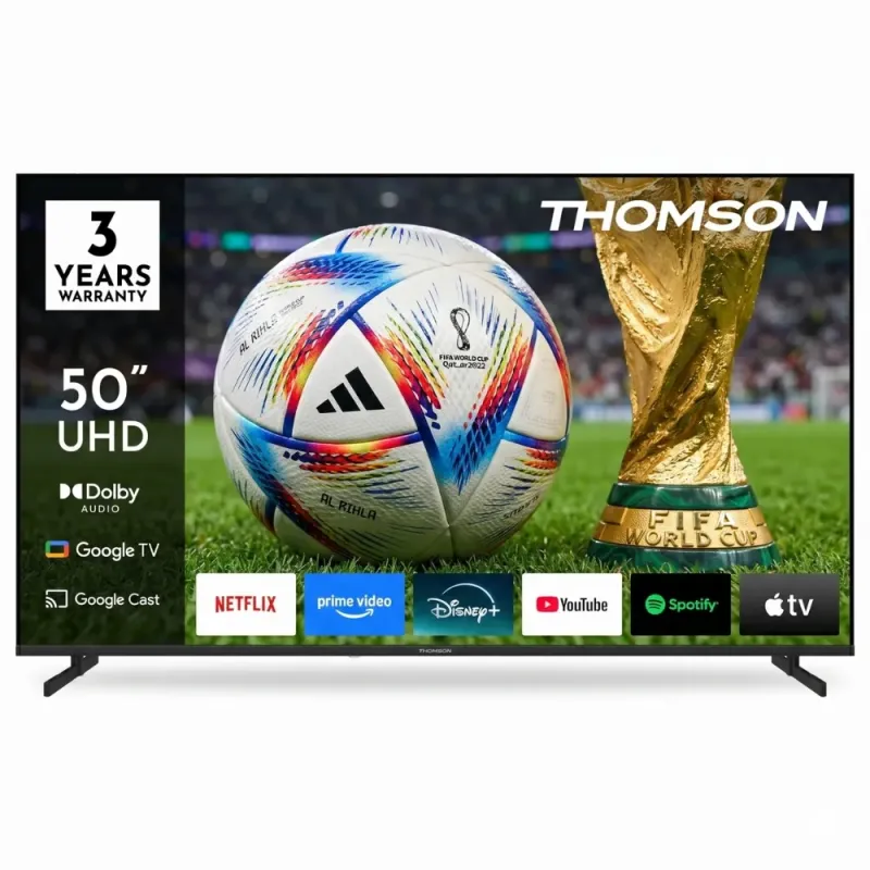 Thomson 50UG4S15 50" 4K UHD TV | Google TV, HDR10 & 32GB