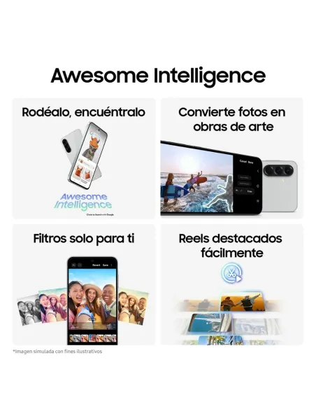 Samsung Galaxy A56 5G 256GB Negro Grafito | IA y Pantalla 120Hz