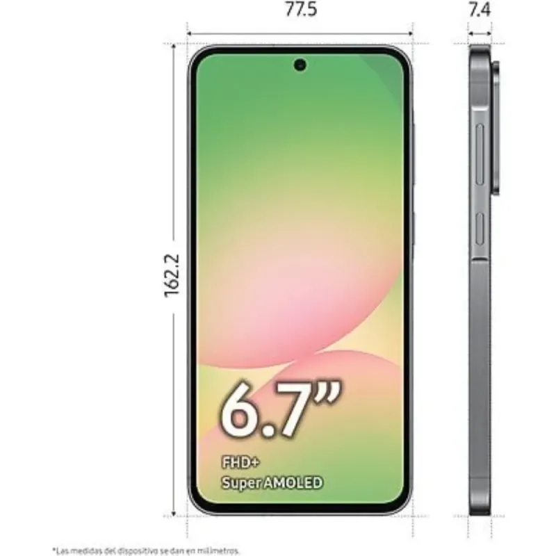 Samsung Galaxy A56 5G 256GB Negro Grafito | IA y Pantalla 120Hz