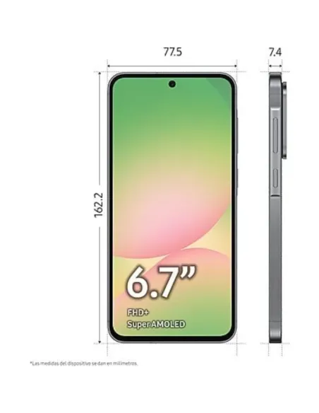 Samsung Galaxy A56 5G 256GB Negro Grafito | IA y Pantalla 120Hz