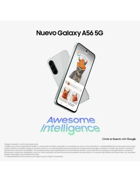 Samsung Galaxy A56 5G 256GB Verde Oliva | IA y Pantalla 120Hz