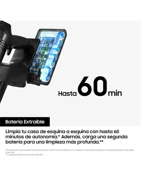 Aspiradora Samsung Jet 75E Pet VS20B75AGR1 Sin Cable 200AW