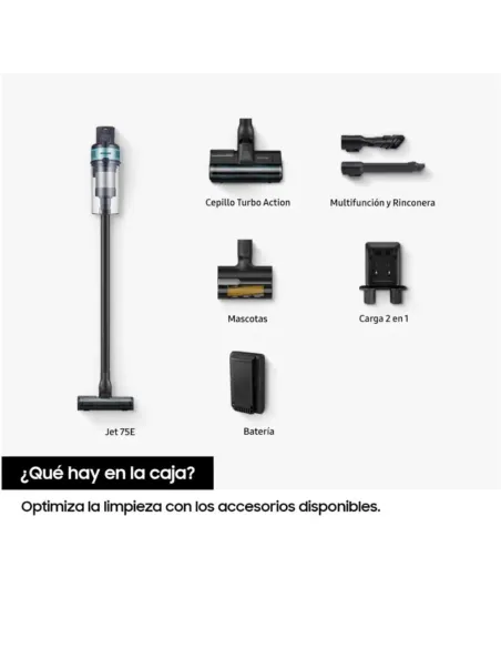 Aspiradora Samsung Jet 75E Pet VS20B75AGR1 Sin Cable 200AW