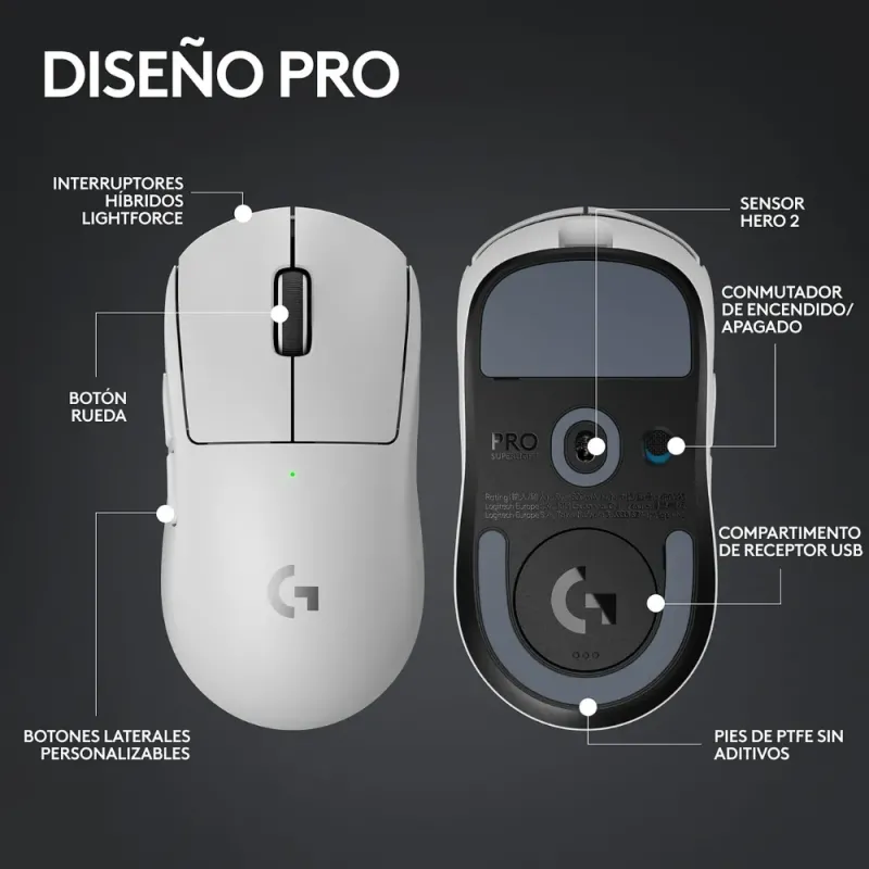 Logitech G Pro X Superlight 2 SE Blanco - Ratones