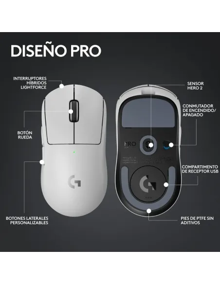 Logitech G Pro X Superlight 2 SE Blanco - Ratones