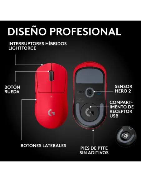 Logitech G Pro X Superlight 2 SE Red | 44K DPI | Best eSports Mouse