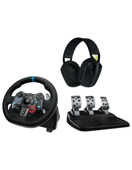 Logitech G29 Steering Wheel + G435 Gaming Headset Bundle - PS5/PC