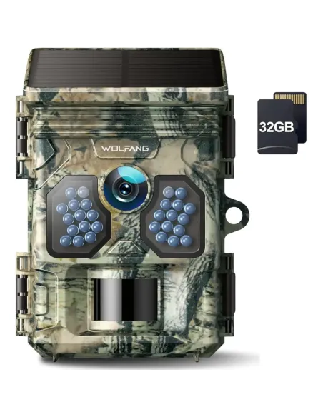 WOLFANG WT02 Solar Trail Camera 4K 48MP | IP66 Night Vision