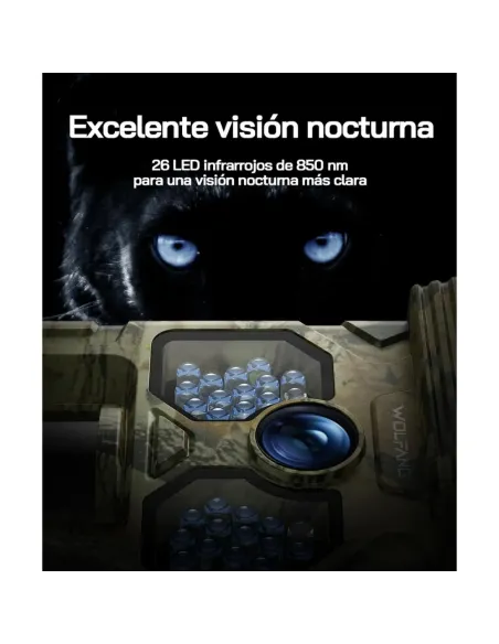 WOLFANG WT02 Solar Trail Camera 4K 48MP | IP66 Night Vision