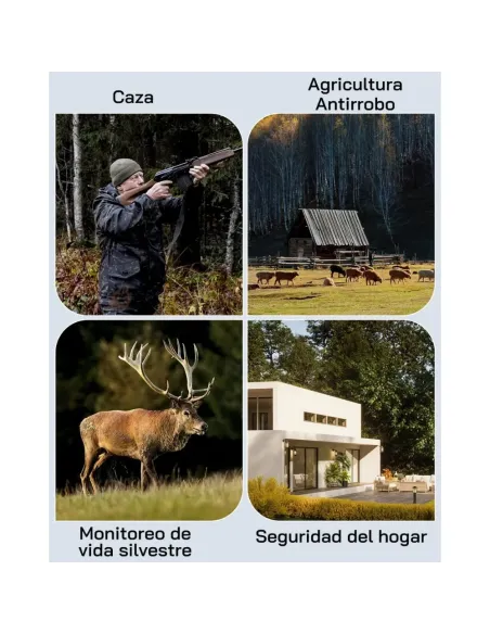 WOLFANG WT02 Cámara Caza Solar 4K 48MP | Visión Nocturna IP66