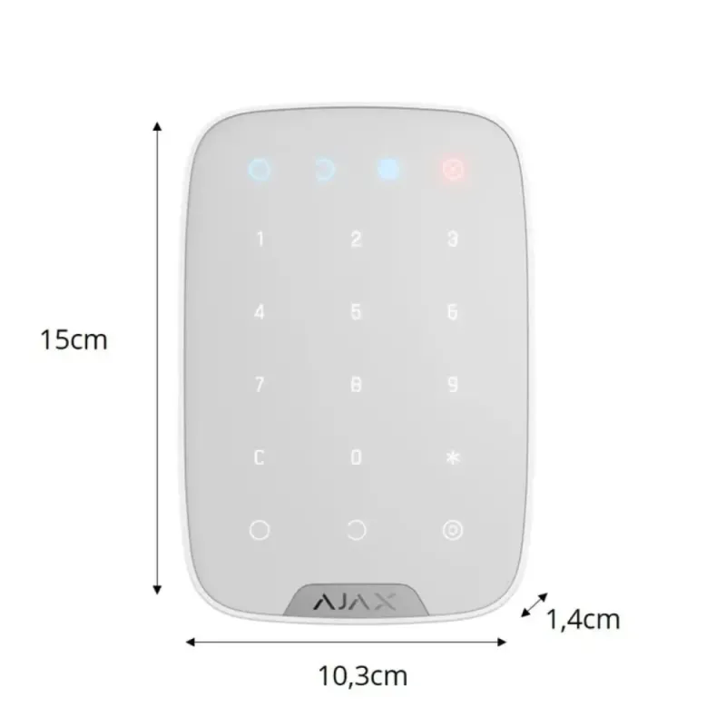 Ajax KeyPad - Teclado Inalámbrico para Alarma Ajax