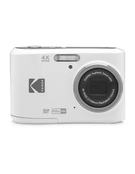 Kodak PIXPRO FZ45 White Camera 16MP 4x Zoom | Compact HD