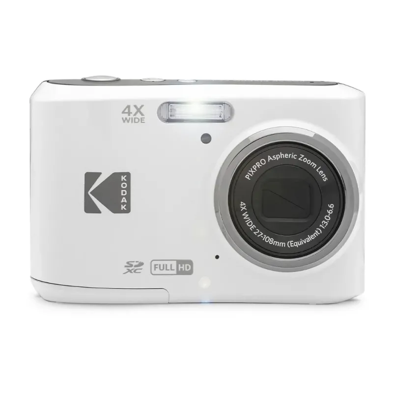 Kodak PIXPRO FZ45 White Camera 16MP 4x Zoom | Compact HD