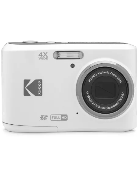 Kodak PIXPRO FZ45 White Camera 16MP 4x Zoom | Compact HD