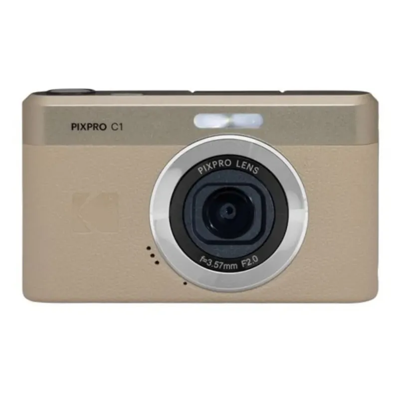 Kodak PIXPRO C1 Beige Camera 13MP Flip Screen Full HD Compact